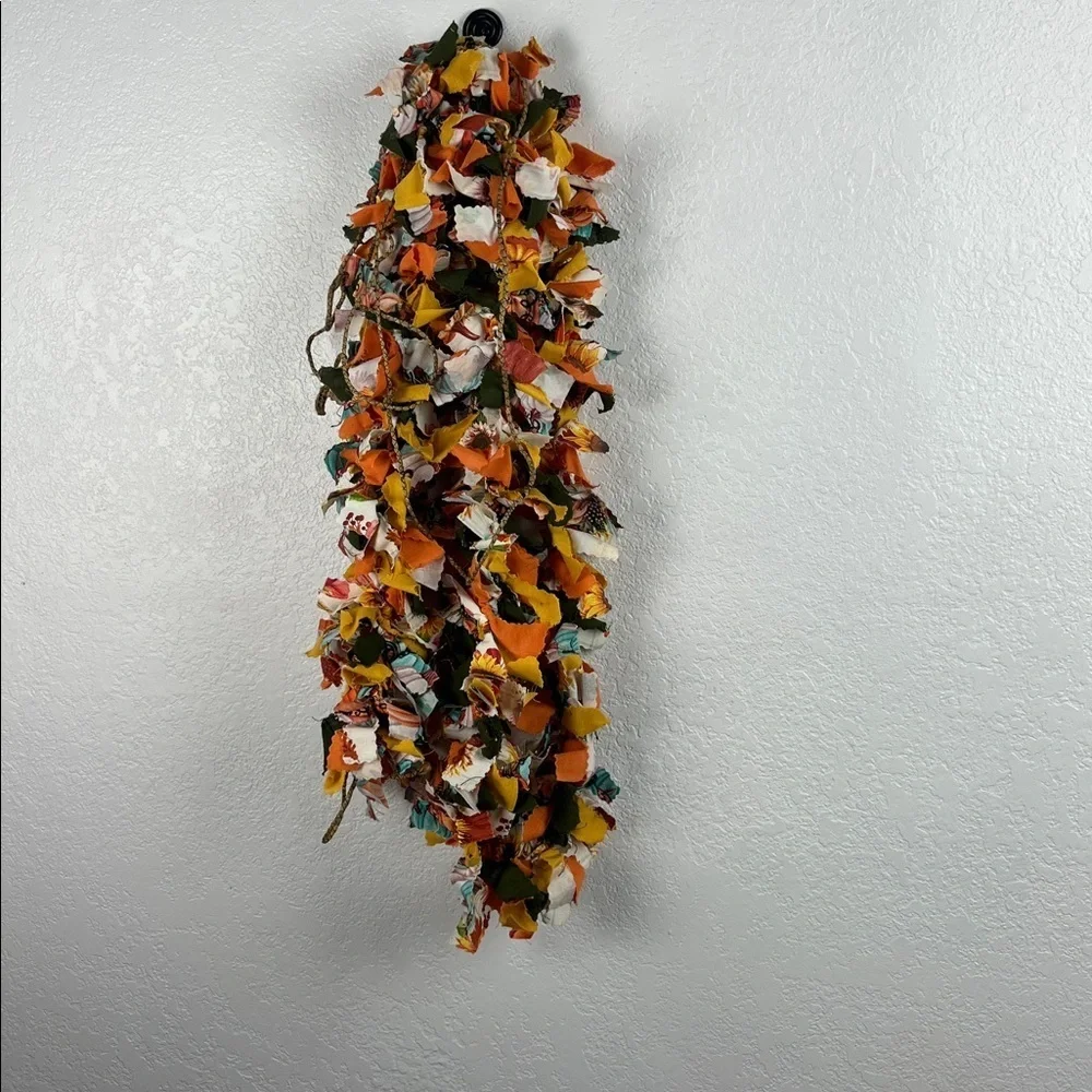 Fall Autumn Pumpkin Fabric‎ Garland Wall Decor 10feet long Holiday Decoration